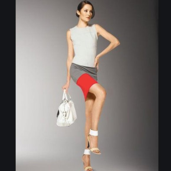 Diane Von Furstenberg Sharby colour block dress - Picture 5 of 9